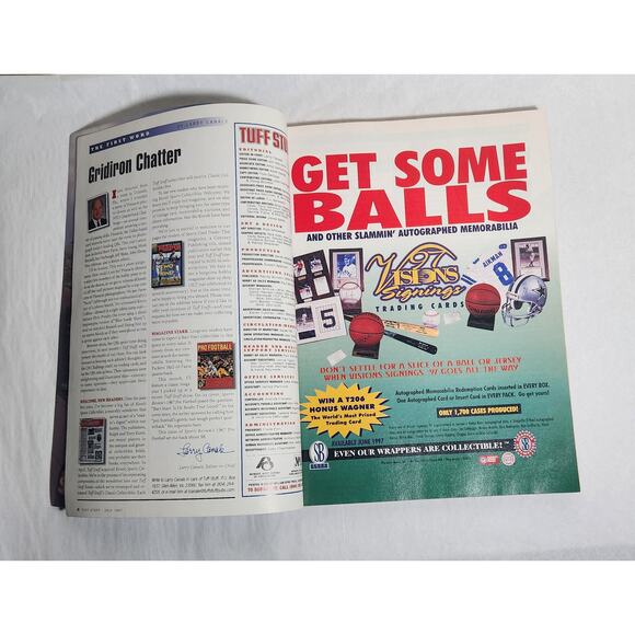 Tuff Stuff Magazine Michael Jordan Cover July 1997 Price Guide Pre-owned - Picture 2 of 7